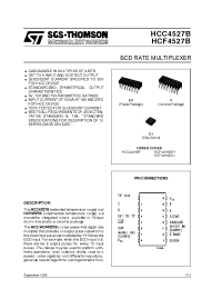 Datasheet HCF4076BEY manufacturer STMicroelectronics